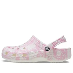Klassieke Duke-print Clogs “Pink Tweed”