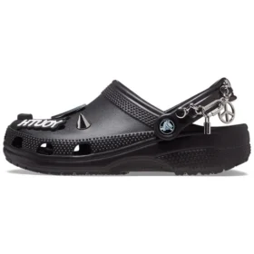 Klassieke ‘Feel The Positivity’ casual unisex zwarte Sandalen