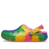 Klassieke Fuzz-Lined Tie-Dye Clogs “Multi-Color”