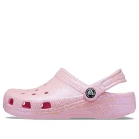 Klassieke glitterclogs “Pink”