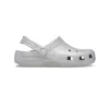 Klassieke glitterclogs “Silver”