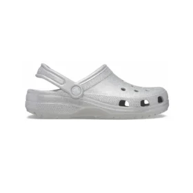 Klassieke glitterclogs “Silver”