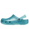 Klassieke glitterklomp “Blue Teal”