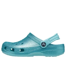 Klassieke glitterklomp “Blue Teal”
