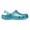 Klassieke glitterklomp “Blue Teal”