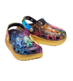 Klassieke hoge schattige Clog “Rainbow”