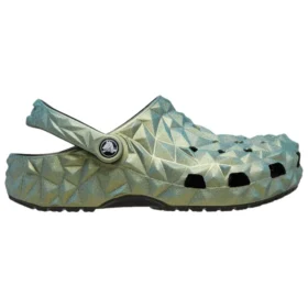Klassieke iriserende geometrische Classic Clog “Groen”