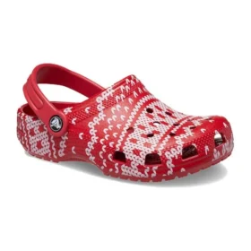 Klassieke kersttrui-Clogs “Rood-wit”