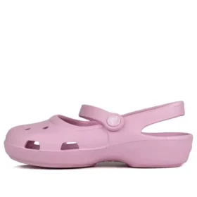 Klassieke kleine roze Crocs-sandalen Klassieke kleine roze Crocs-sandalen