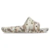 Klassieke marmelde sandalen “White Brown”
