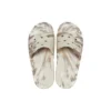 Klassieke marmelde sandalen “White Brown”