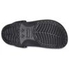 Klassieke Metallic Crocskin Clogs “Black”