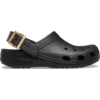 Klassieke metallic gesp op een Clog Klassieke metallic gesp op een Clog