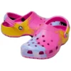Klassieke Ombre-Clogs “Roze Geel Blauw”
