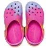 Klassieke Ombre-Clogs “Roze Geel Blauw”