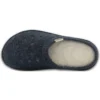 Klassieke pantoffel, casual schoen, unisex, marineblauw
