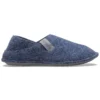 Klassieke pantoffels met zachte zool, unisex, blauw
