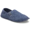 Klassieke pantoffels met zachte zool, unisex, blauw
