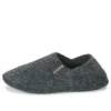 Klassieke pantoffels met zachte zool, unisex, zwart