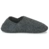 Klassieke pantoffels met zachte zool, unisex, zwart
