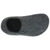 Klassieke pantoffels met zachte zool, unisex, zwart