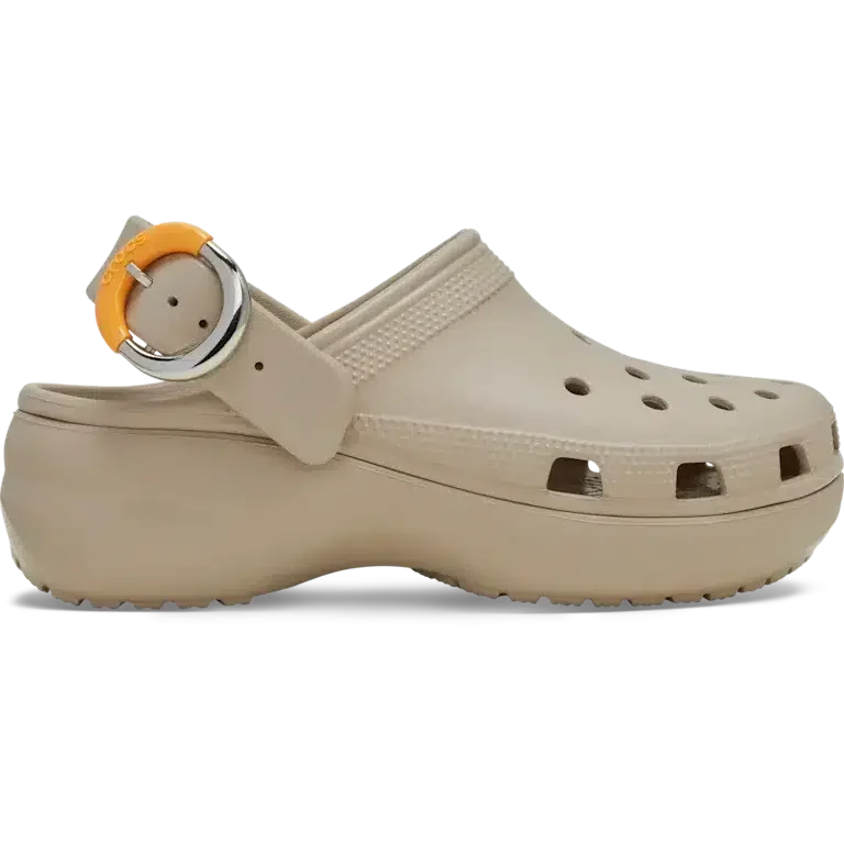 Klassieke Platform Clog met gedompelde gesp Klassieke Platform Clog met gedompelde gesp