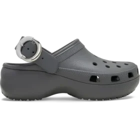 Klassieke Platform Clog met gedompelde gesp