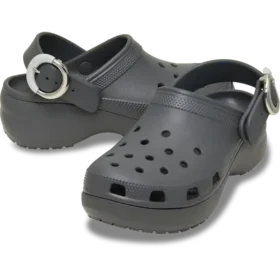 Klassieke Platform Clog met gedompelde gesp