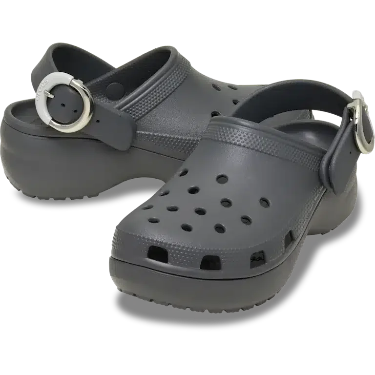 Klassieke Platform Clog met gedompelde gesp Klassieke Platform Clog met gedompelde gesp