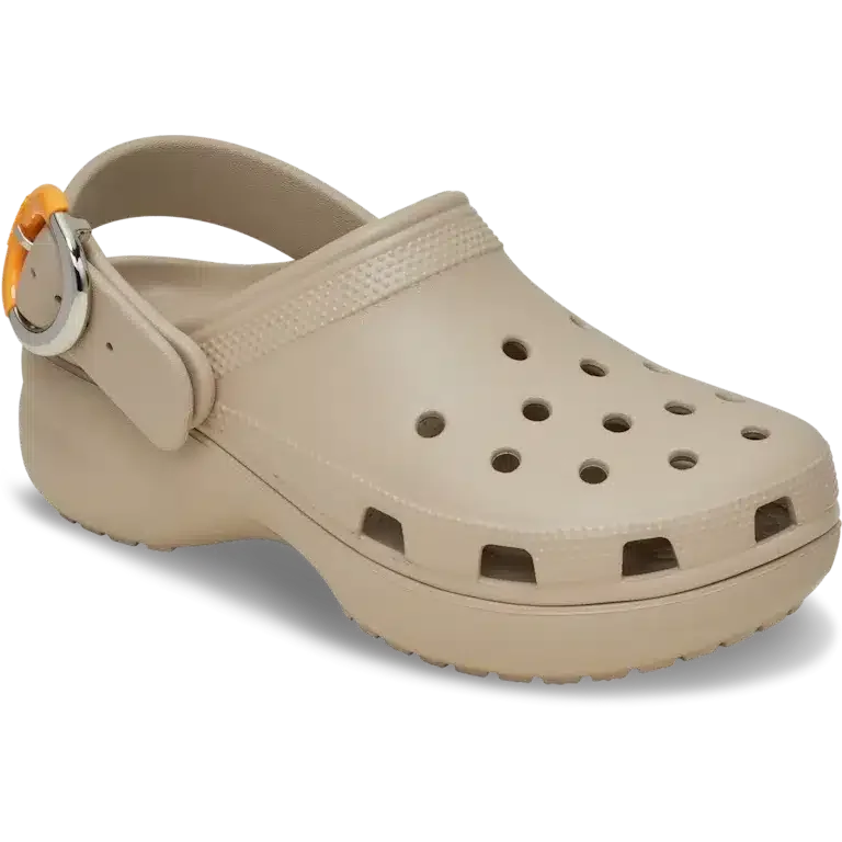 Klassieke Platform Clog met gedompelde gesp Klassieke Platform Clog met gedompelde gesp