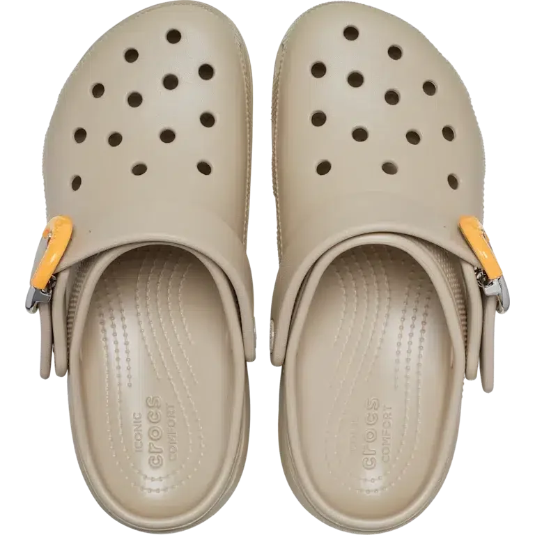 Klassieke Platform Clog met gedompelde gesp Klassieke Platform Clog met gedompelde gesp