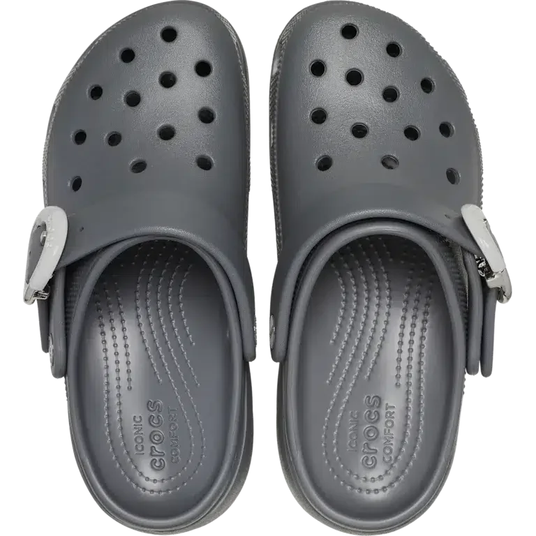Klassieke Platform Clog met gedompelde gesp Klassieke Platform Clog met gedompelde gesp