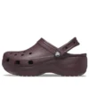 Klassieke Platform Clogs “Dark Cherry”