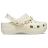 Klassieke Platform Clogs met ketting “Bone”