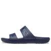 Klassieke sandalen met 2 bandjes “Navy”