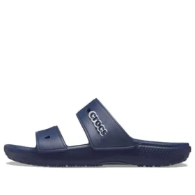 Klassieke sandalen met 2 bandjes “Navy”