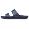 Klassieke sandalen met 2 bandjes “Navy”