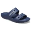Klassieke sandalen met 2 bandjes “Navy”