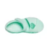 Klassieke sandalen met gekruiste bandjes “Mintgroen”