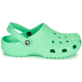 Klassieke sportpantoffels met platte hak voor buiten, groen Klassieke sportpantoffels met platte hak voor buiten, groen