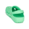 Klassieke sportpantoffels met platte hak voor buiten, groen