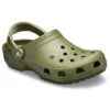 Klassieke unisex strand Sandalen in legergroen