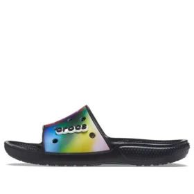 Kleurrijke casual unisex veelkleurige zwarte pantoffels