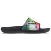Kleurrijke casual unisex veelkleurige zwarte pantoffels