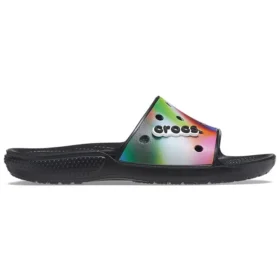 Kleurrijke casual unisex veelkleurige zwarte pantoffels