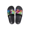 Kleurrijke casual unisex veelkleurige zwarte pantoffels