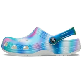 Kleurrijke Crocs Beach unisex veelkleurige witte Sandalen