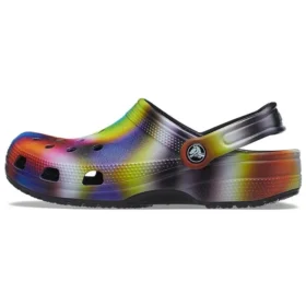 Kleurrijke Crocs Beach unisex veelkleurige zwarte Sandalen