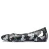 Larua-Sandalen mit Print, schwarz