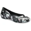 Larua-Sandalen mit Print, schwarz